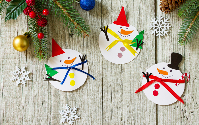 Easy Snowman Craft for Kids